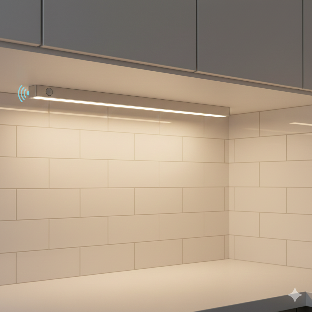 Luz Noturna Inteligente com Sensor de Movimento – Recarregável