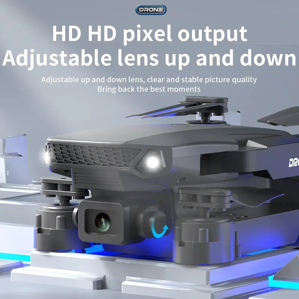 Drone E88 Pro RC Dobrável 4K – Câmera Dupla HD, Modo Sem Cabeça, Voo Fácil